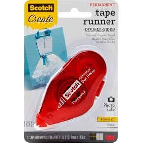 Scotch Tape Runner, Double Sided Tape Roller, .31 in x 49 ft, 1/Pack