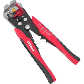 Self Adjusting Wire Stripper 3 in 1, Auto Wire Stripper for 10 AWG to 22 AWG Speaker Wire, Electrical Wire Stripping Cable Cutting Crimping Tool