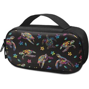 Cute Cat Butterfly Diabetic Supplies Carrying Bag for Glucose Meter Insulin Pens Test Strips Lancets Syringe Medication or Other Diabetes Care Accessories