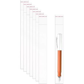 1x8" Long Self Sealing Cellophane Bags 200pcs Clear Self Adhesive Plastic Bags 2mil Skinny OPP Poly Cello Baggies for Pretzel rods Candy Candle Pen Bracelet Oil Pastel 8 Sizes to Choose from
