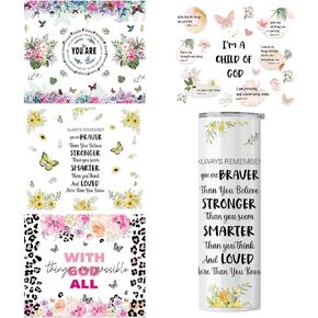UV DTF Cup Wrap - 4 Sheets Coffee UV DTF Cup Wraps for 20 oz Tumbler, Milk Tea Uvdtf Decals, Drink Cake Ice Cream Rub on Transfer Stickers for Glass, DIY Waterproof Personalized Crafts