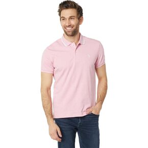U.S. Polo Assn. Men's Slim Fit Tipped Interlock Knit Polo