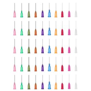 PATIKIL Blunt Tip Dispensing Needles 0.5 Inch, 120 Pcs 10 Different Gauge Industrial Liquid Dispenser Needle with Lure Lock for Refilling Liquid Inks Adhesive Glue