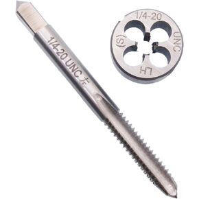 HSS 1/4-20 UNC Tap and 1/4-20 UNC Die Left Hand