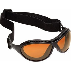 Sleep Savior Deluxe Ultra with Head Strap - Red Night Glasses - Red Light Glasses for Better Sleep