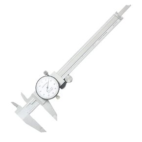 Dial Caliper 6" 150mm Dual Reading Scale Metric System 6" Maximum Measuring 0.001" Graduation Interval (6 inch / 150mm Dual Reading Scale)