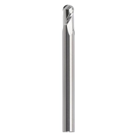 Cermet Ball Nose End Mill -2 Flute-2mm, 2.5mm, 3mmfor Drill Press & Milling Machine,CNC Router Bits Carbide Speed Square for Medium &Low-Carbon Steel，High Speed Machine & More (R2-L50-D4) in Saudi Arabia