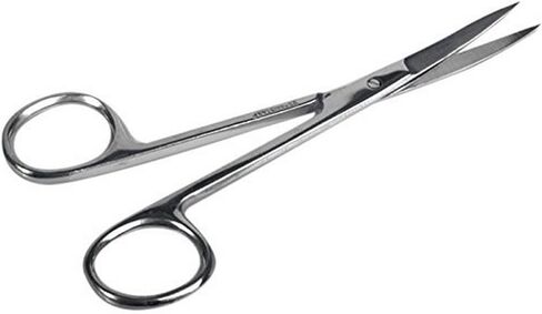 Medline Straight Stainless Steel Iris Scissor, 4.5" Size, Pack of 12 in Saudi Arabia
