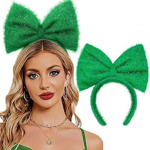 Outyua Big Bow Headbands Valentine Bowknot Hairband Large Bows Hair Hoop Party Christmas Hair Accessories for Women Girls in Saudi Arabia