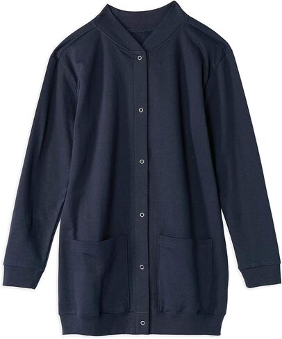 AmeriMark Women Fleece Snap Button Cardigan Sweatshirt Coat – Ladies Soft Lightweight Warm Long Sleeve Jacket with Pockets in Saudi Arabia