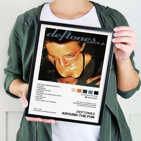 ملصق JZHLLOY Deftones، ملصقات غلاف الألبوم إصدار محدود، ديكور جداري جمالي للموسيقى لغرفة النوم وغرفة المعيشة، هدايا Deftones Merch (8 × 10 ملصقات، مجموعة من 9) in Kuwait