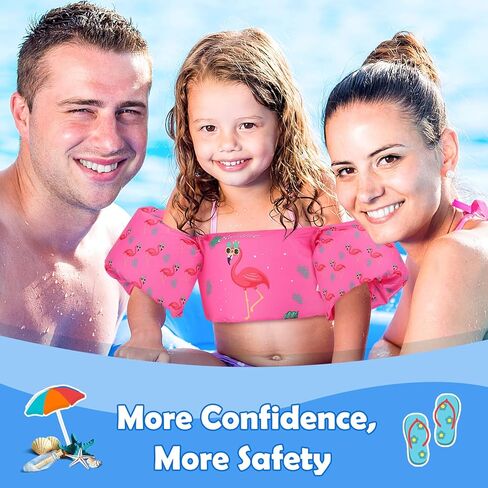 MoKo Swim Arm Band for Kids 20-30-40-50lbs, Toddler Swim Vest Cute Cartoon Swimming Wings Pool Floats Sleeve Children Water Sports Learning Swim Training Equipment in Saudi Arabia