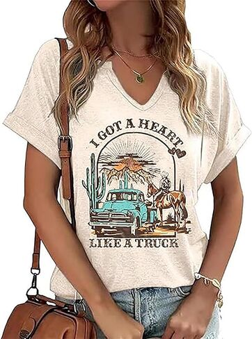 Country Music Tshirt for Women Vintage Nashville Tennessee Graphic Shirts Music Lovers Summer Vacation Top Shirt Tee in Saudi Arabia