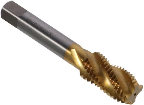 Spiral Flute Threading Tap, Metric HSS (High Speed Steel) Titanium Plated Machine Thread Screw Tap 4 Flutes Tapping Tool(M14X1.5) in Saudi Arabia