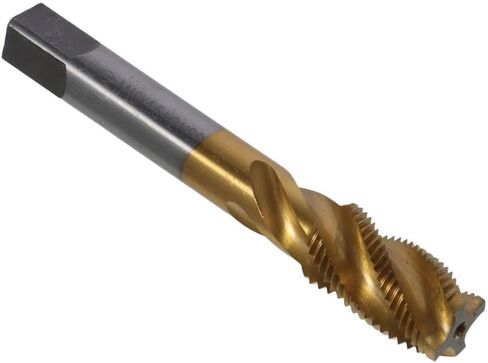 Spiral Flute Threading Tap, Metric HSS (High Speed Steel) Titanium Plated Machine Thread Screw Tap 4 Flutes Tapping Tool(M14X1.5) in Saudi Arabia