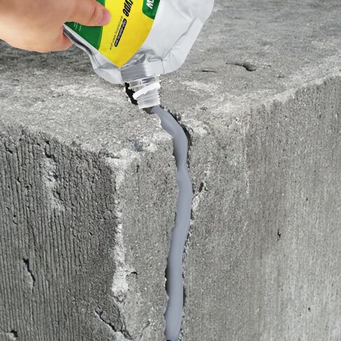 Concrete Crack Filler, Slab Concrete Crack Waterproof Repair Sealant, Caulking Glue Weather Resistant Type, Quick-Drying Sealing Adhesive, Caulking Glue for Concrete (2pcs, 1000g) in Saudi Arabia