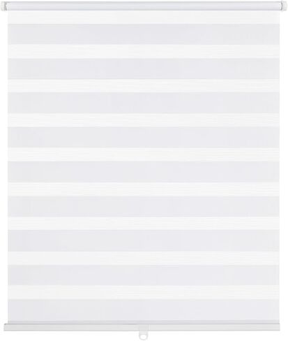 Cordless Zebra Blinds, Window Shades for Home, Roller Shades for Office, Pull Down Shades for Windows, 30" W×75" H, Basic Natural in Saudi Arabia