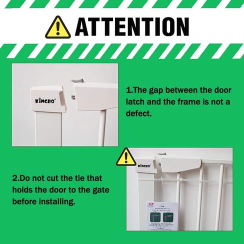 ALLAIBB المشي عبر بوابة الأطفال، بوابات سلامة الحيوانات الأليفة المعدنية السوداء ذات التوتر التلقائي مع حامل ضغط للسلالم والمداخل والمطبخ (أسود، 65.35 بوصة - 68.11 بوصة) in Kuwait