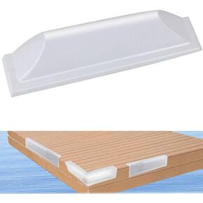 Black or White Dock Corner Bumper,Vinyl 90 Degree Corner Dock Bumper,9" L x 9" W x 5" H Dock Corner Guard-Corner Dock Fender for Marine Boat(1,2pack)
