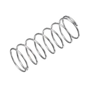 uxcell Compression Spring,304 Stainless Steel,16mm OD,1mm Wire Size, 24mm Compressed Length,40mm Free Length,5.9N Load Capacity for Home Projects, Silver Tone, 5pcs