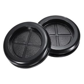 uxcell Rubber Grommet Round Double-Sided Mount Dia 60 mm ID 50 mm for Wire Protection 8pcs