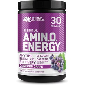 Optimum Nutrition Amino Energy - Pre Workout with Green Tea, BCAA, Amino Acids, Keto Friendly, Green Coffee Extract, Energy Powder - Citrus Spritz, 30 Servings (Packaging May Vary)
