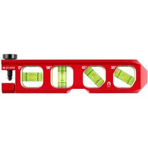 Torpedo Level Magnetic For Milwaukee 48-22-5110 6.5"" Impact Resistant Pipe Lock Billet Torpedo Level