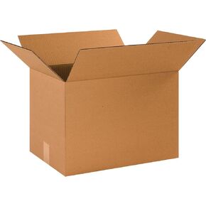 PARTNERS BRAND 17 x 12 x 12 Corrugated Cardboard Boxes, Medium 17"L x 12"W x 12"H, Pack of 25 | Shipping, Packaging, Moving, Storage Box for Home or Business, Strong Wholesale Bulk Boxes
