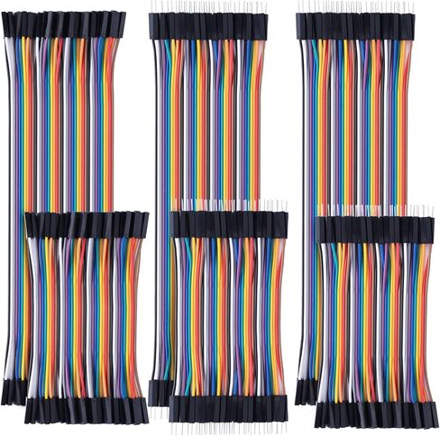 10cm+20cm+30cm 360pcs Breadboard Jumper Wires Cable Kit Male to Female, Male to Male, Female to Female Compatible with Arduino Projects and Raspberry Pi in Saudi Arabia