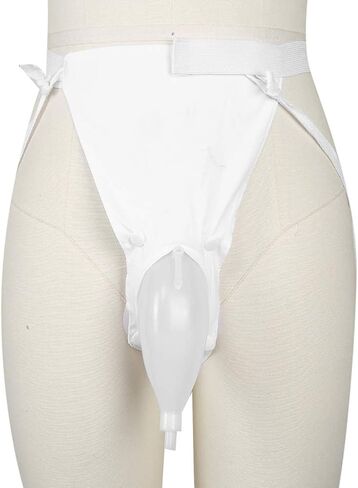 ZJchao Silicone Urine Collection Bag, Breathable Leakage‑Proof Reusable Elderly Bed Incontinence Urinal Bag for Men Women(Elderly) in Saudi Arabia