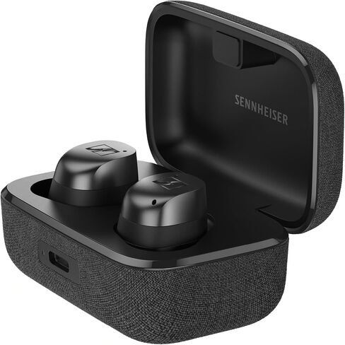 سماعات أذن ذكية Sennheiser MOMENTUM True Wireless 4 مزودة بتقنية Bluetooth 5.4 وصوت واضح للغاية وتصميم مريح وعمر بطارية يصل إلى 30 ساعة وتقنية ANC التكيفية وصوت LE وAuracast - أسود نحاسي in Kuwait