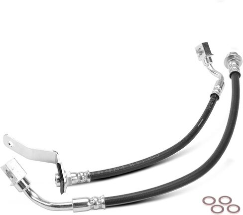 A-Premium Rear Driver Side Brake Hydraulic Hose Compatible with Select Chevy and GMC Models - Silverado 1500/Sierra 1500 1999-2006, Silverado 1500 Classic/Sierra 1500 Classic 2007 - Replace# 15884702 in Saudi Arabia