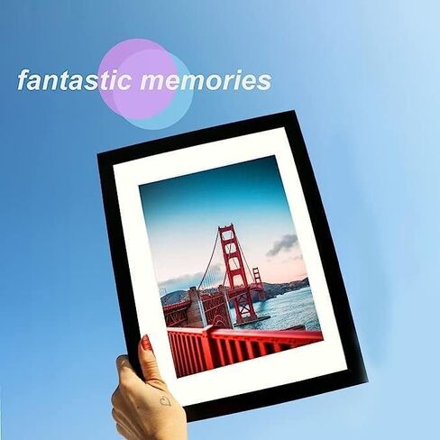Picture Frames 8x10 Picture Frame Set of 3, Made of High Engineered Wood for 5x7 with Mat or 8x10 Without Mat, Table Top and Wall Mounting Decor,Wall Gallery Photo Frames(Black) in Saudi Arabia
