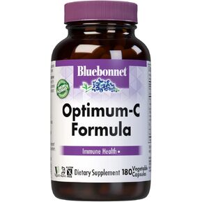 BlueBonnet Optimum C Formula Vegetable Capsules, 180 Count