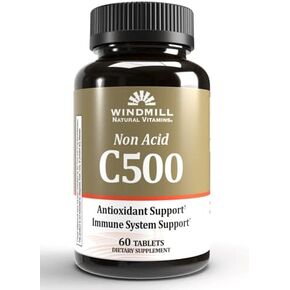 Vitamin C Tablet 500mg Non-Acid Wmill - 60 by WINDMILL