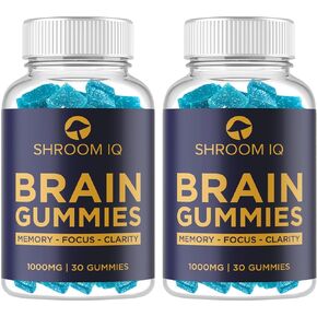 Brain Supplements for Memory and Focus - Nootropic Gummies for Mental Health and Brain Booster