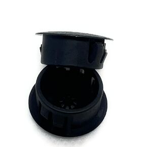 (25) Black Nylon Locking Hole Plug 9/16" Hole Diameter {TOP Secret P.D.R.}