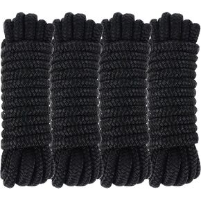 Dock Lines Boat Lines for Docking with Loop Double Braided Marine Mooring Ropes Boat Ropes for Docking with Eyelet Premium Dock Lines for Boats - 2 Pack,4 Pack in Kuwait