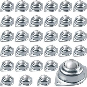 60 قطعة محمل نقل الكرة الدوارة، عجلات كروية من الصلب الكربوني مقاس 1 بوصة، وحدة نقل الكرة المستديرة المثبتة عالميًا لحامل الأسطوانة الناقل، الأثاث، ناقل الحركة، برغي العربة in Kuwait