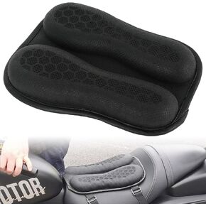 SUNPIE Motorcycle Gel Seat Pad- Universal 3D Honeycomb Motorcycle Seat Cover Breathable and Comfortable Large Seat Cushion Pad