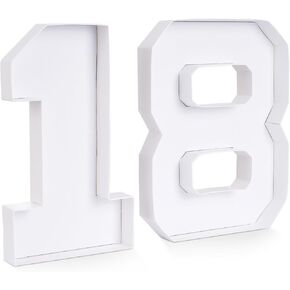 18 Set Number Charcuterie Board Box, 10'' Fillable Tray Cardboard Number for Charcuterie, Paper Mache Candy Tray for Graduation Anniversary Birthday Party Decorations Chocolate Candy Cupcake