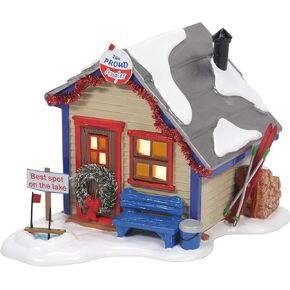 Department 56 Snow Village The Proud Angler Best Spot Lit Building, 4.33 Inch, Multicolor