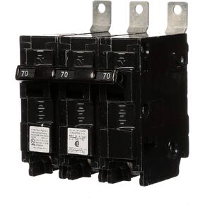 Siemens B370H 70-Amp Three Pole 240-Volt 22KAIC Bolt in Breaker