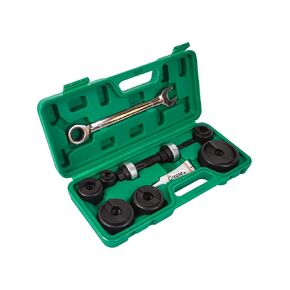 Manual Knockout Hole Punch Driver Kit 1/2 to 2 inch Electrical Conduit Hole Cutter Set - Professional KO Tool Kit for Precise Conduit Hole Sizes (1/2"~2")