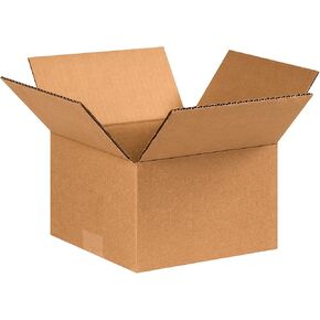 PARTNERS BRAND 8x8x5 Corrugated Boxes, Small, 8L x 8W x 5H, Pack of 25 | Shipping, Packaging, Moving, Storage Box for Home or Business, Strong Wholesale Bulk Boxes