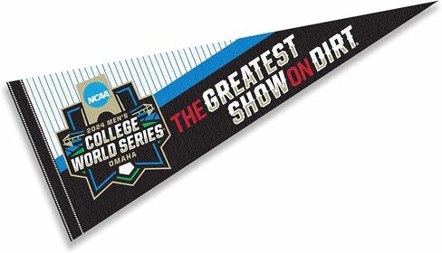 College Baseball 2024 Series CWS Logo Pennant in Saudi Arabia