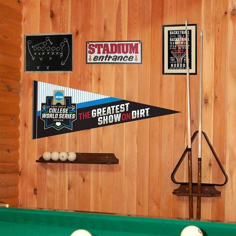 College Baseball 2024 Series CWS Logo Pennant in Saudi Arabia