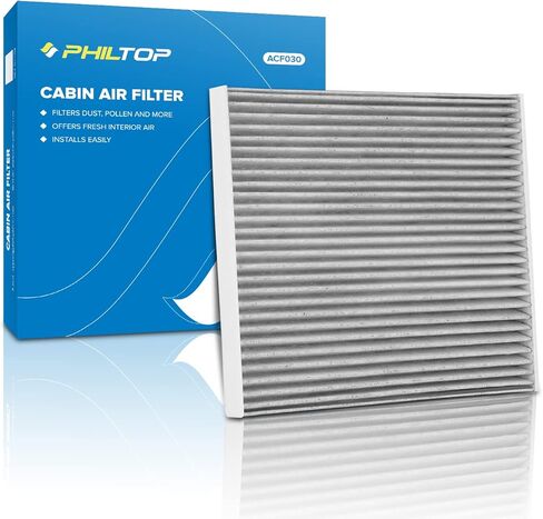 PHILTOP ACF036 (CF10135) Premium Cabin Air Filter, Replacement for EL (1997-2000, 2002-2005), RSX (2002-2006), Civic (2001-2005), CR-V (2002-2006), Element (2003-2011), CSX 2006, Pack of 2 in Kuwait