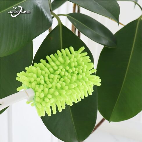 JEBBLAS Reusable Duster Refill Microfiber Duster Head for Name Brand Handle, 360 Heavy Duty Dusters Refills, Green, 4 Pack(Handle is Not Included) in Saudi Arabia
