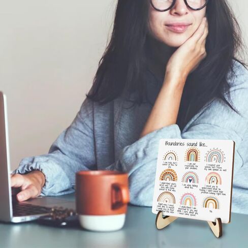 ديكور مكتب الصحة العقلية التحفيزي ديكور مكتب ريفي علاج مكتب مستشار المدرسة CBT DBT معالج مدرسي استشارات خشبية علامة علم النفس ديكور للمنزل مكتب مكتب لوحة مع حامل خشبي in Saudi Arabia